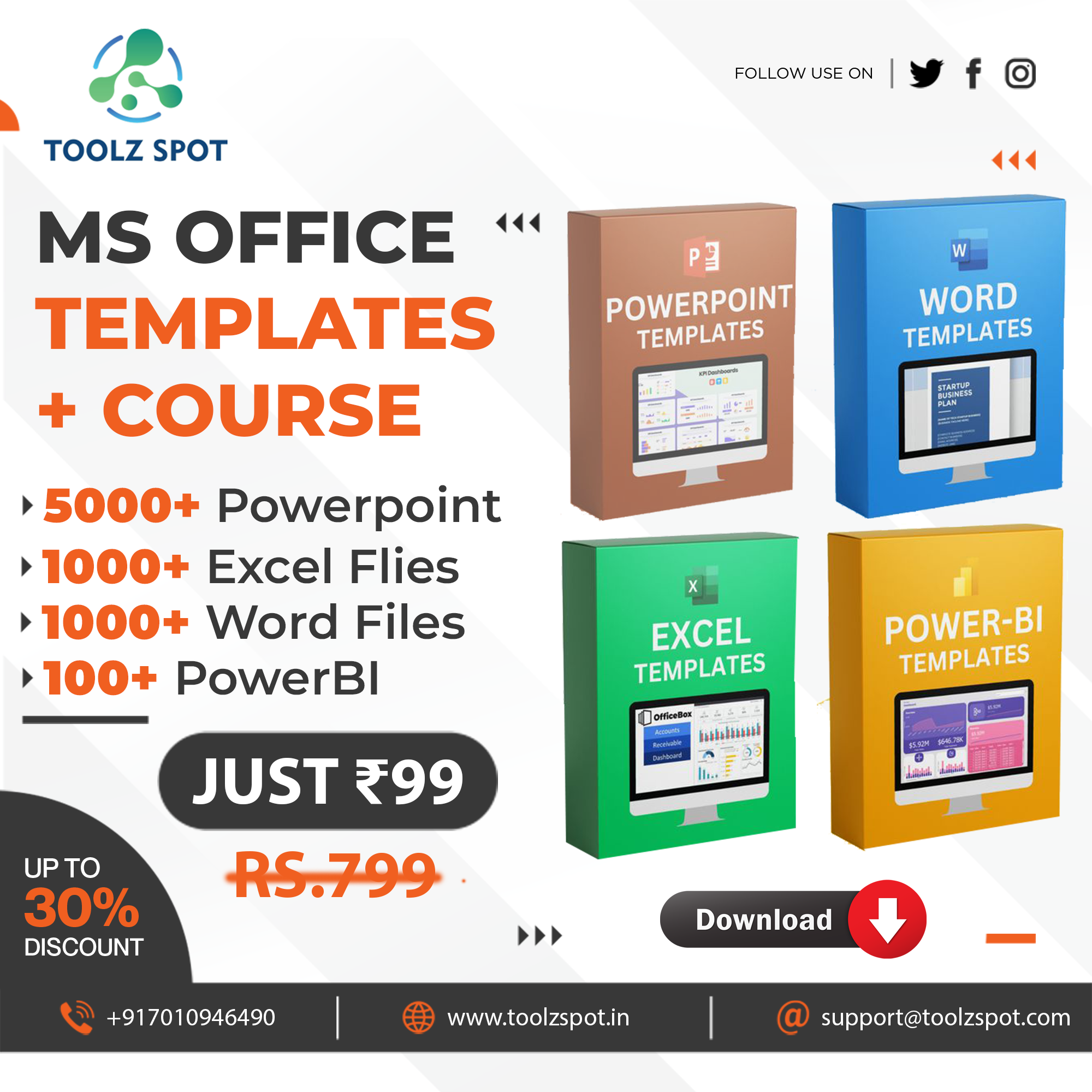 Mega Ms Office Template Course Bundle Toolz Spot